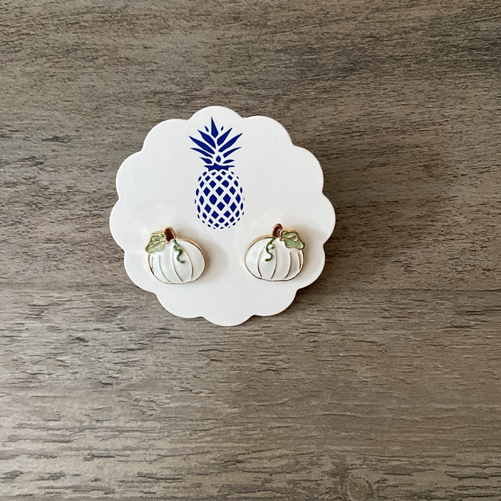Prep Obsessed Pumpkin Studs